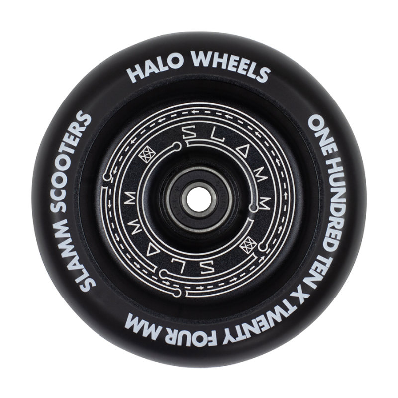 Slamm Halo Deep Dish 110mm Wheel - Black