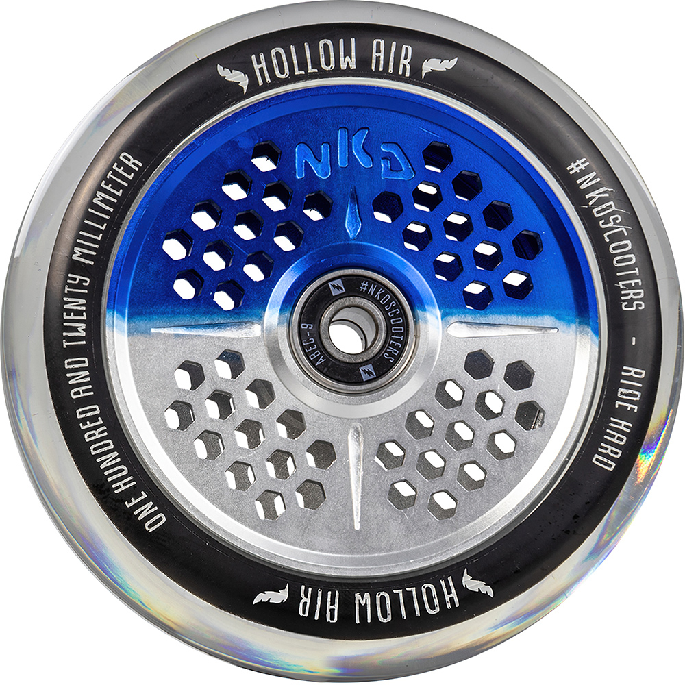 NKD Hollow Air Scooter Wheel 110mm - BLUECHROME