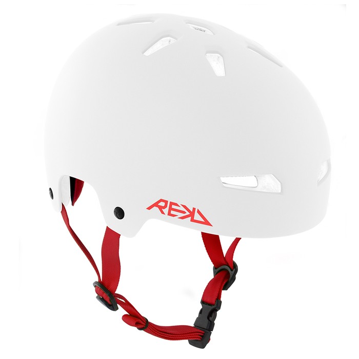 Rekd Elite Helmet - White / Red