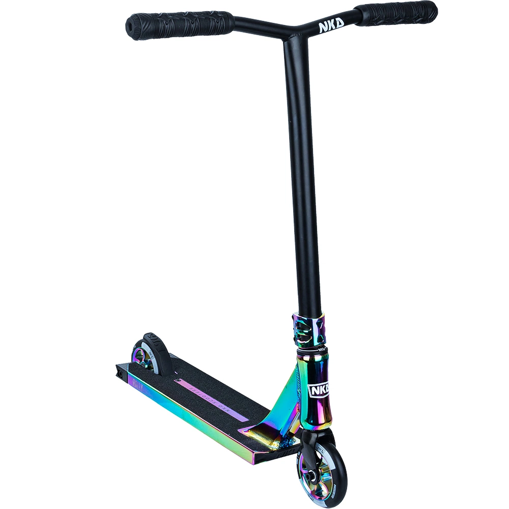 NKD Rally V4 Stunt Scooter RAINBOW 73cm