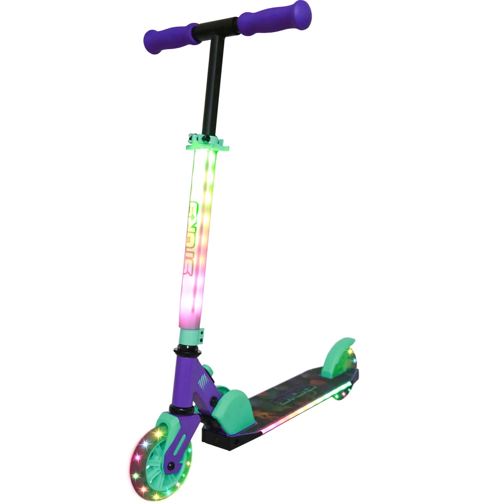 Story Everything Led Kids Scooter - Mintpink