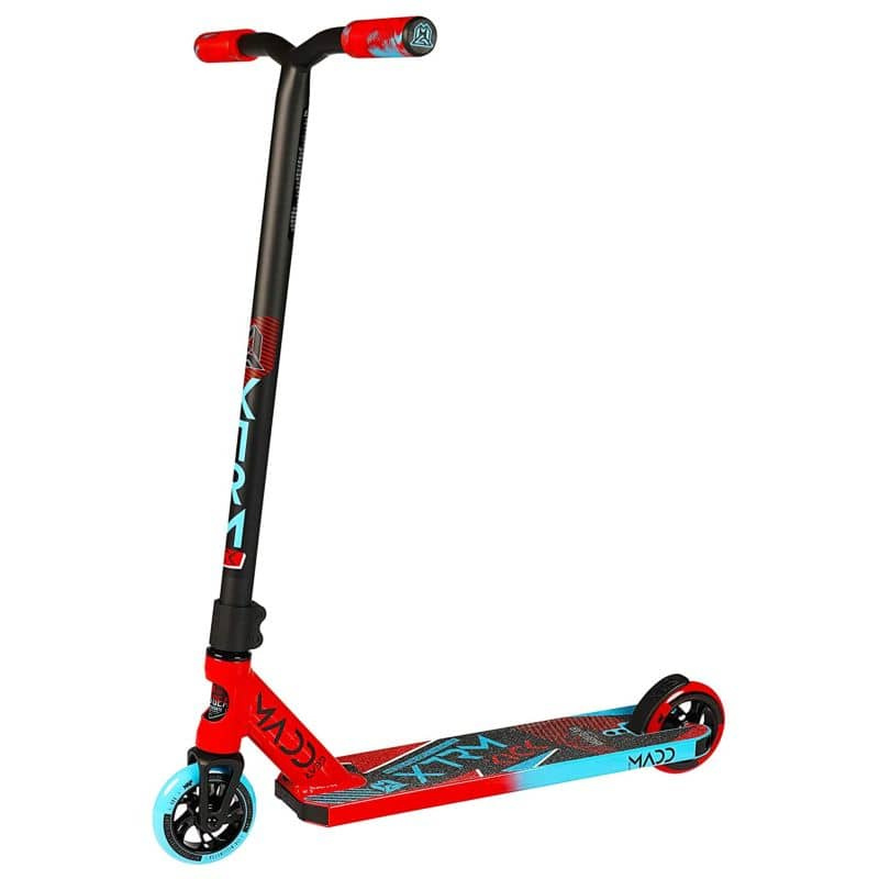 Madd Gear Kick Extreme Scooter in the Red/Blue