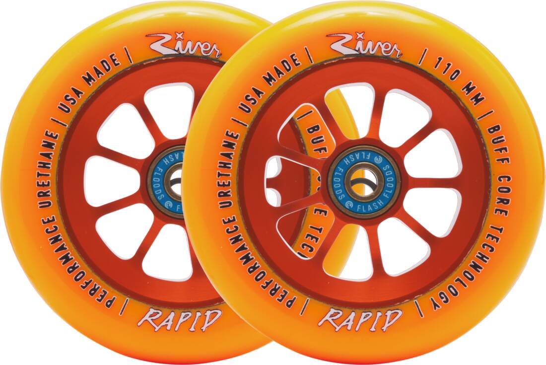 River Naturals Rapid Pro Scooter Wheels 2-Pack - Sunset