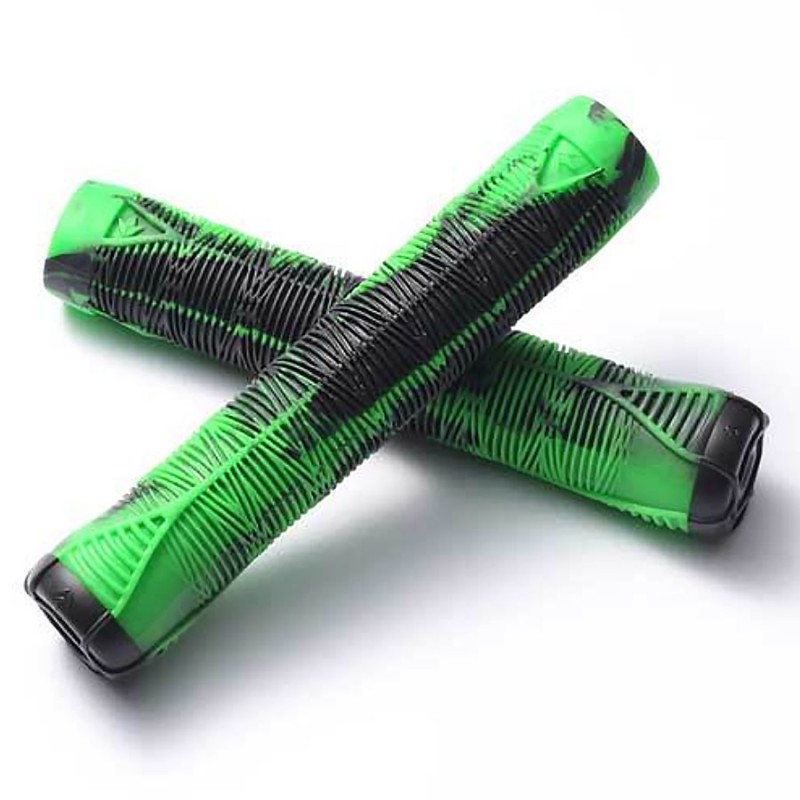 Blunt V2 Flangeless Handlebar Grip - Green / Black