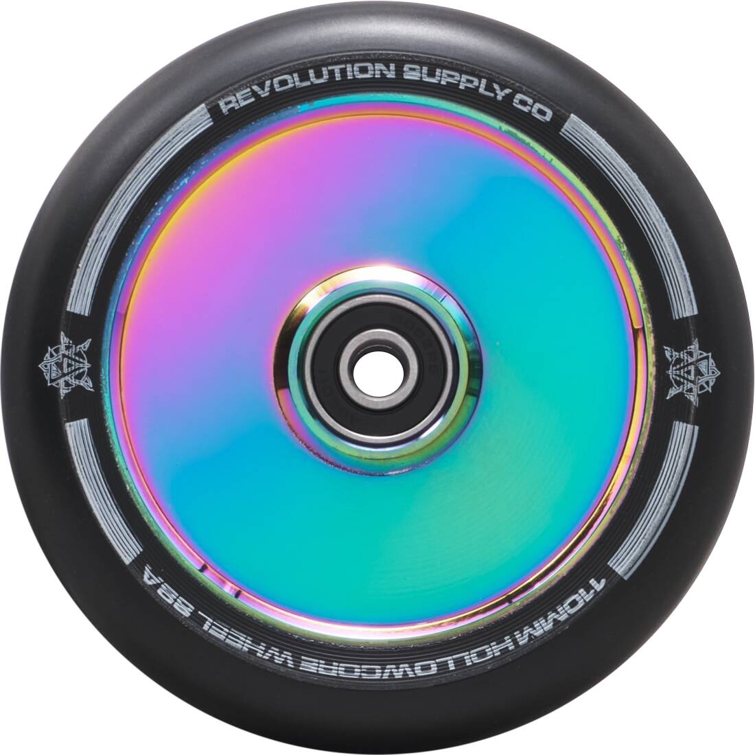 Revolution Hollow Core 110mm Wheel - Neochrome / Black