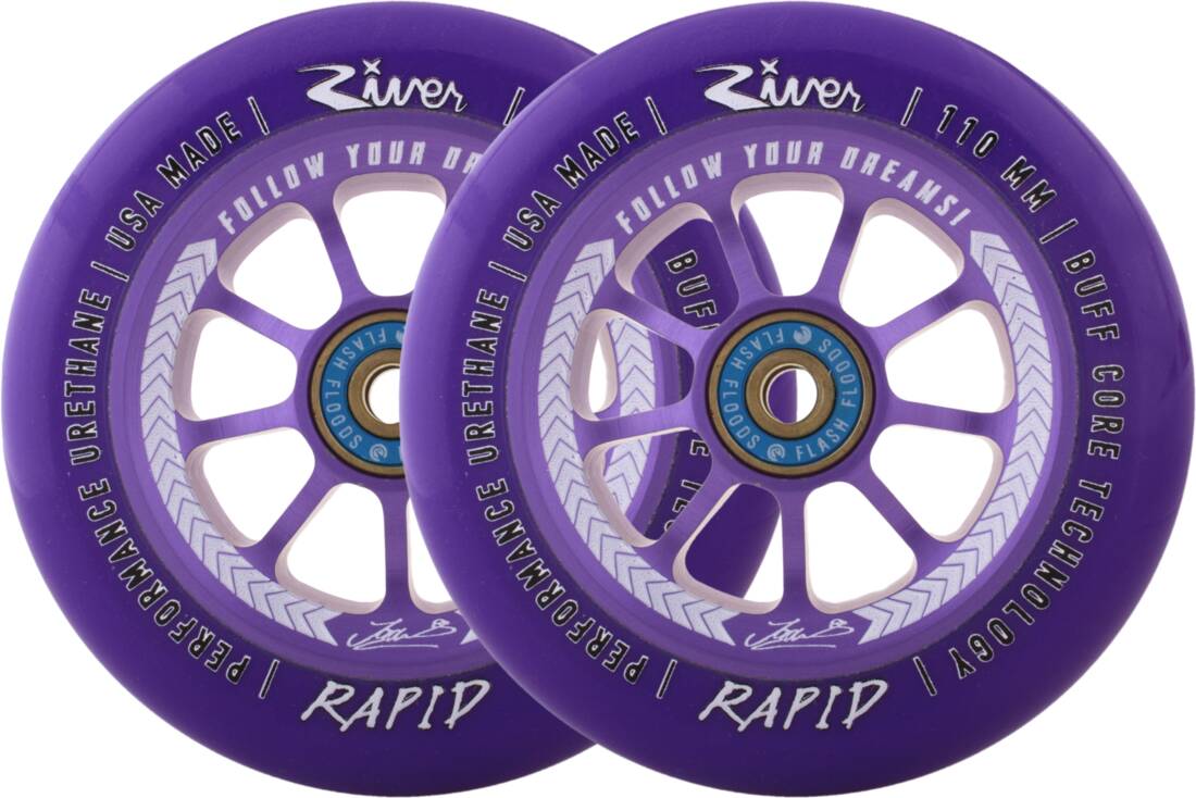 River Rapid Signature Pro Scooter Wheels 2-Pack - Jordan Clark