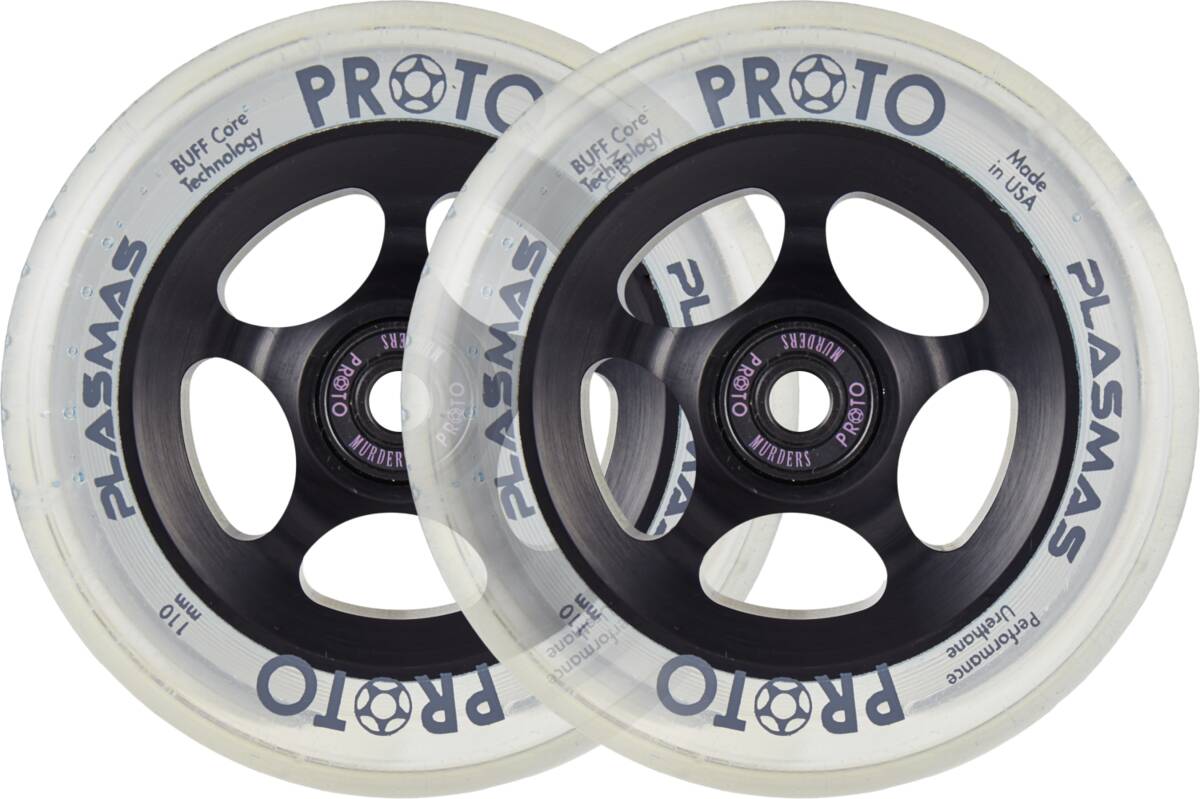 Proto Plasma Pro Scooter Wheels 2-Pack 110mm - Black Matter