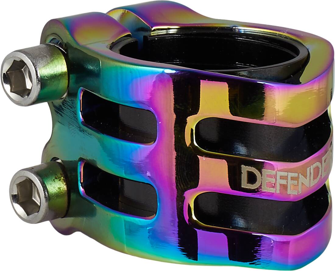 Longway Defender Pro Scooter Clamp - Neochrome