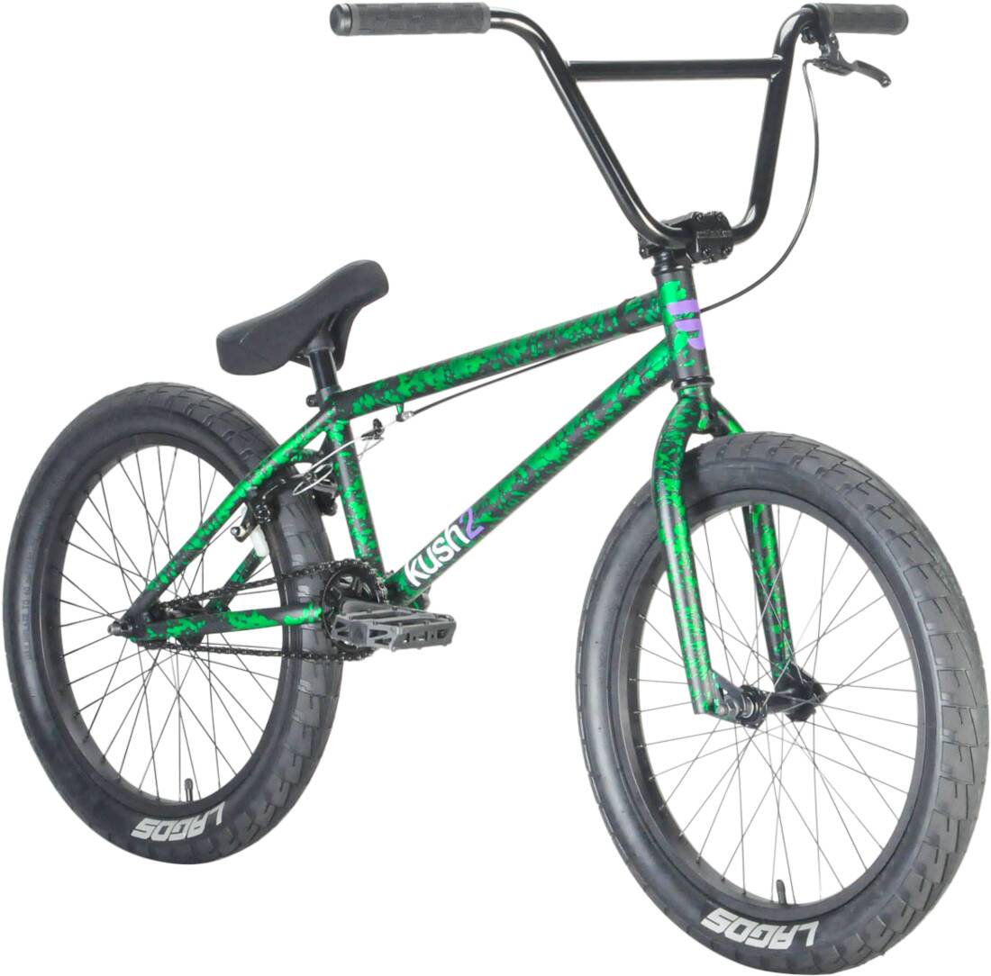 Mafia Kush 2 S2 20" BMX Freestyle Bike - Green Splatter