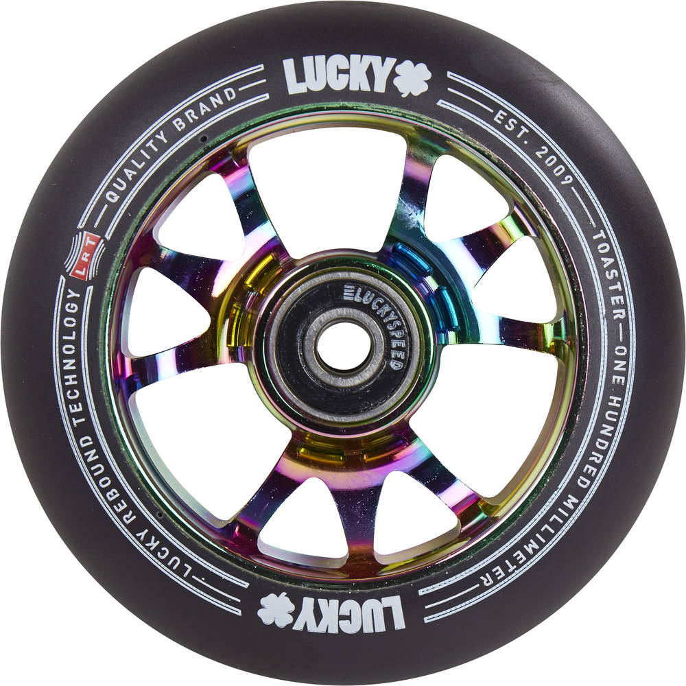 Lucky Toaster 110mm Pro Scooter Wheel - Neochrome