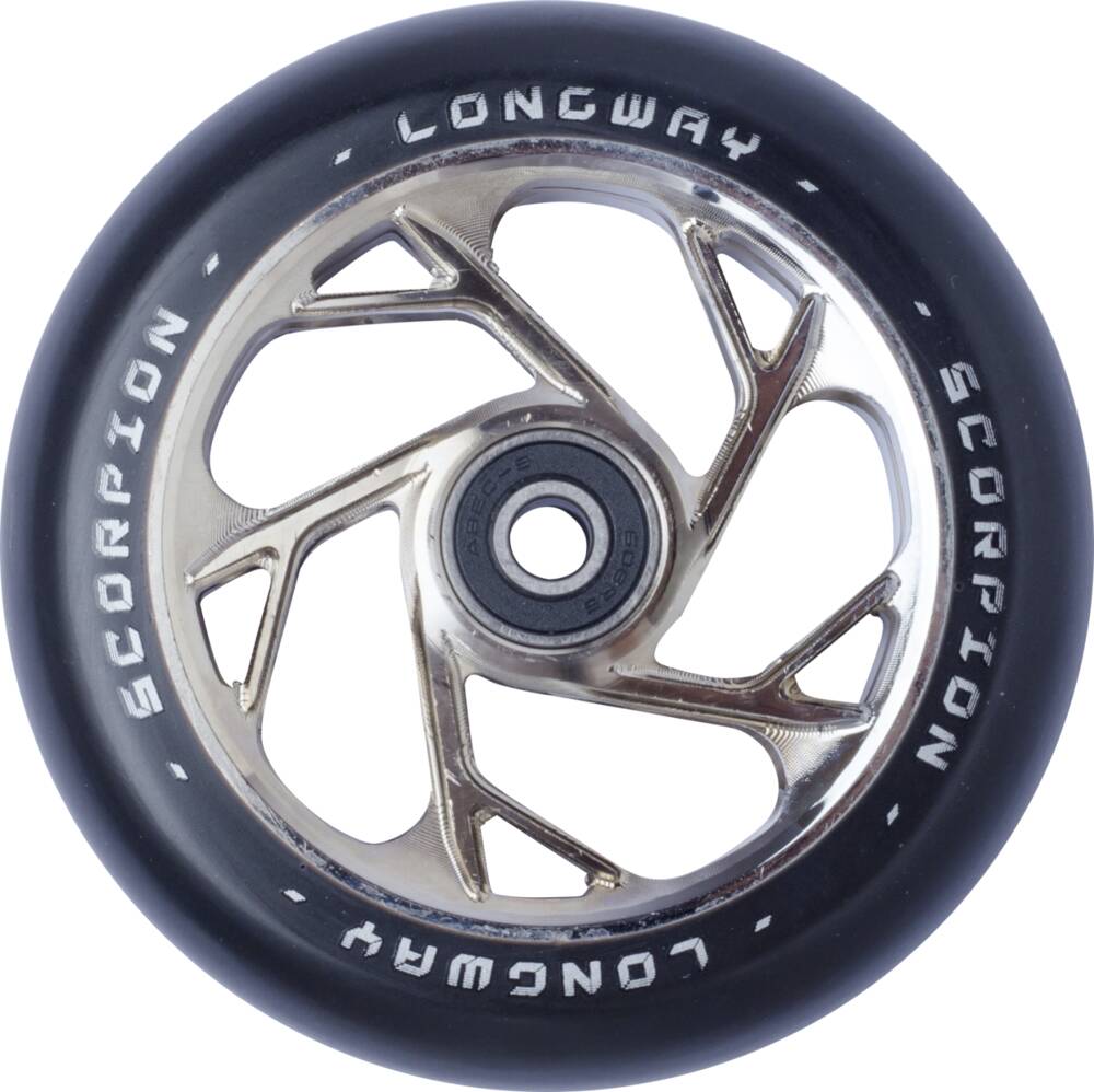 Longway Scorpion 110mm Pro Scooter Wheel - Chrome