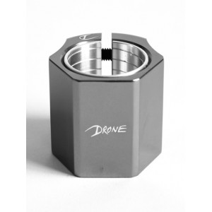 Drone 'Didi' Hive Double Clamp - Smoked Chrome