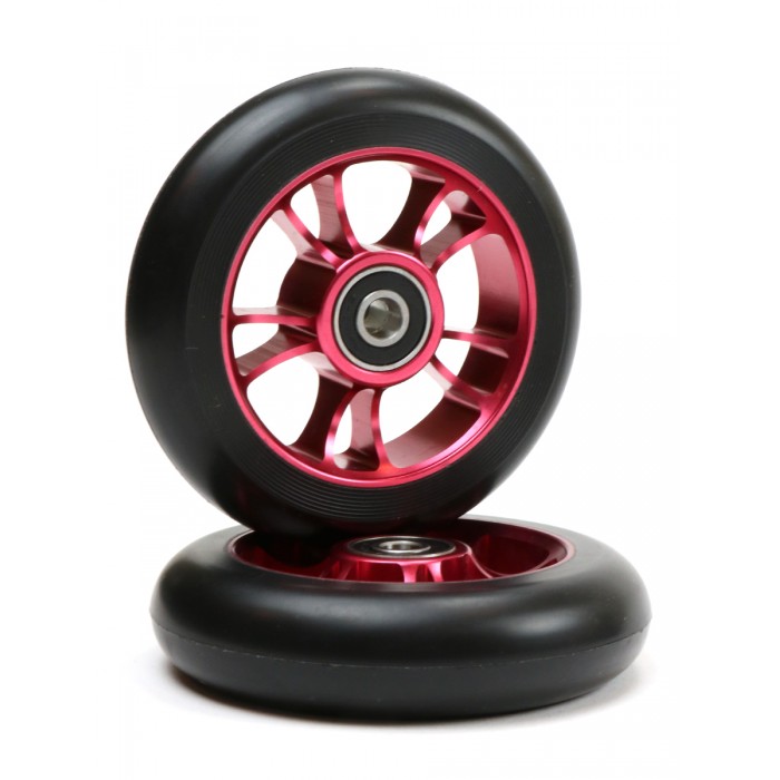 Blunt 10 Spokes Wheel 100mm - Red