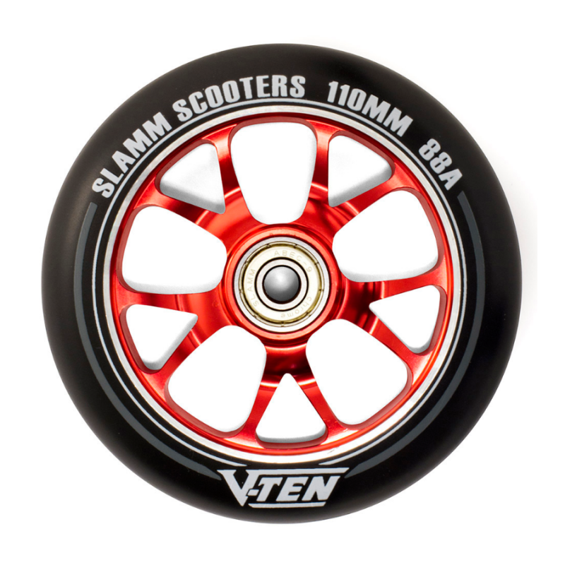 Slamm V-Ten II 110mm Wheels - Red
