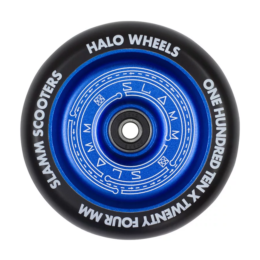 Slamm Halo Deep Dish 110mm Wheel - Blue