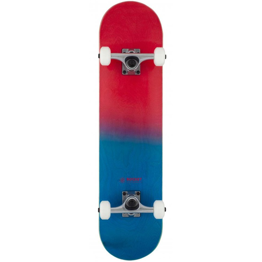 Rocket Double Dipped 7.5" Skateboard - Red