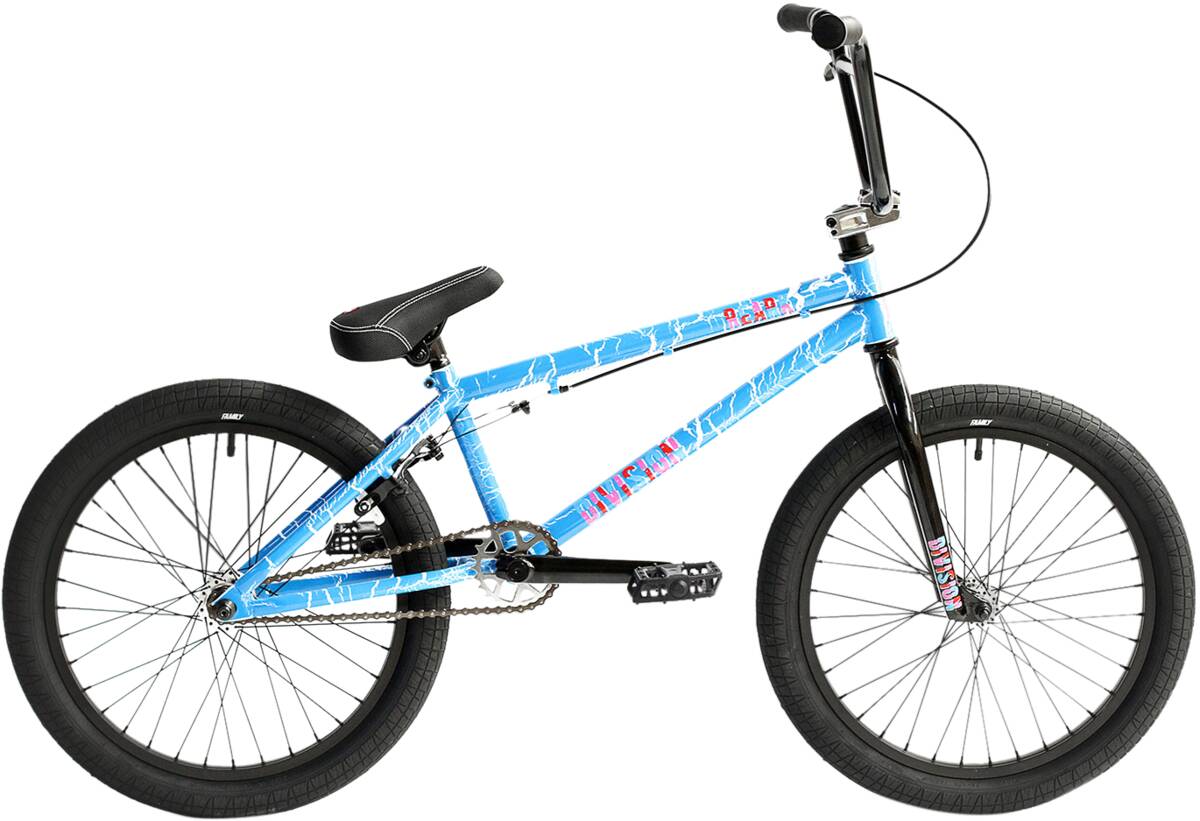Division Reark 20" 2021 BMX Freestyle Bike - Crackle Blue