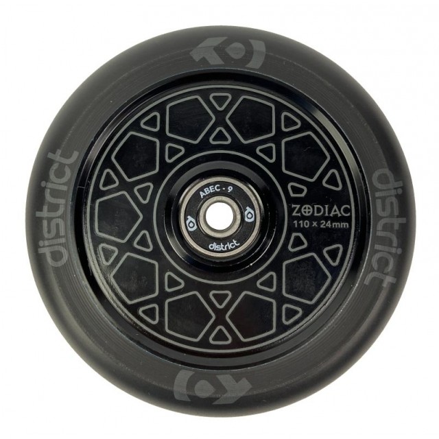 District Zodiac 110mm Wheel - Black