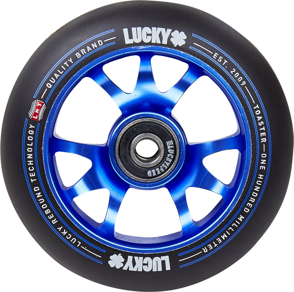 Lucky Toaster 100mm Wheel - Blue
