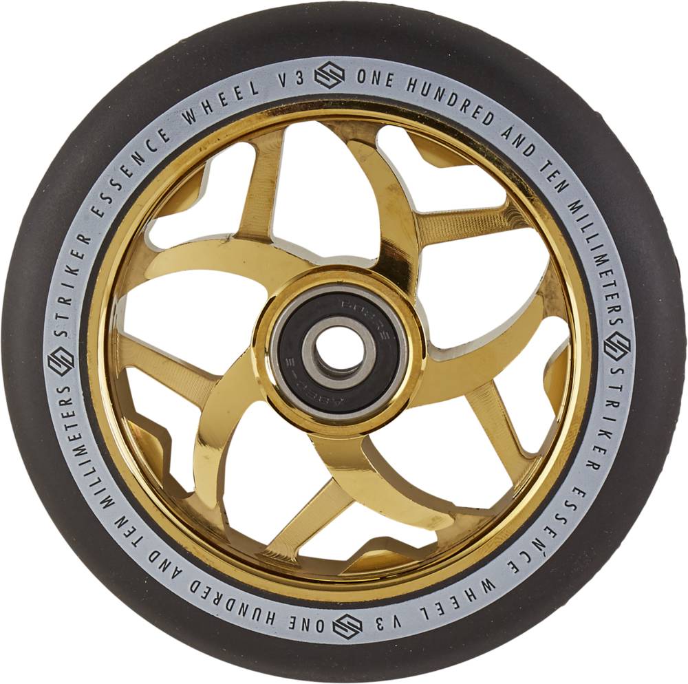 Striker Essence V3 Black Pro Scooter Wheel 110 mm- Gold