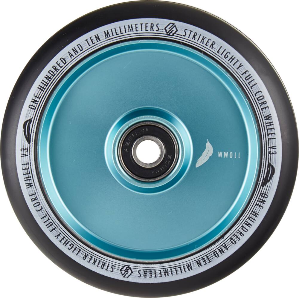Striker Lighty Full Core V3 Black 110mm Wheel - Blue