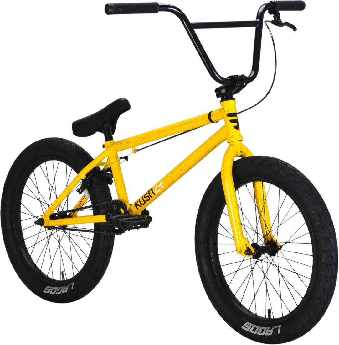 Mafia Kush 2+ 20" BMX Freestyle Bike - Yellow Splatter