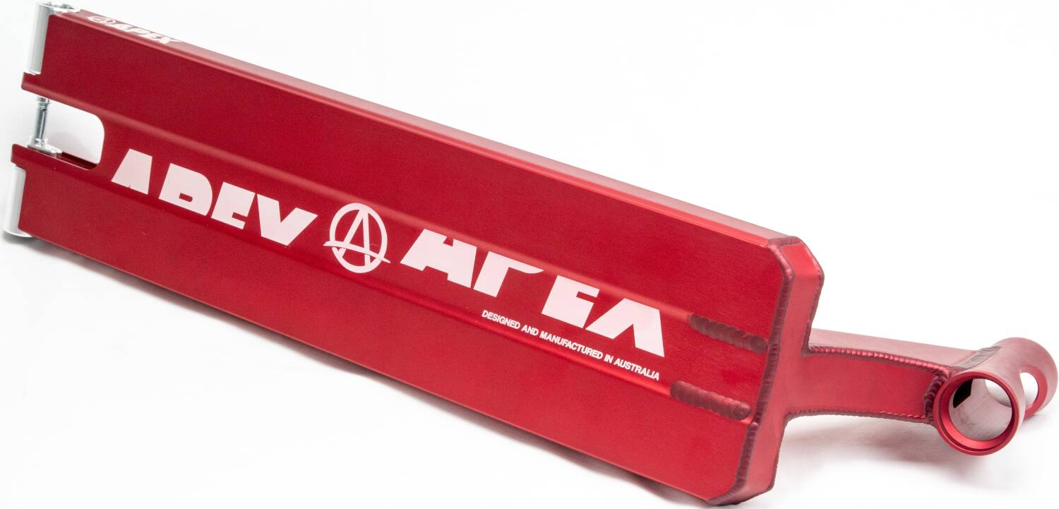 Doska Apex 6" Box Cut Pro Scooter Deck - 56 cm RED