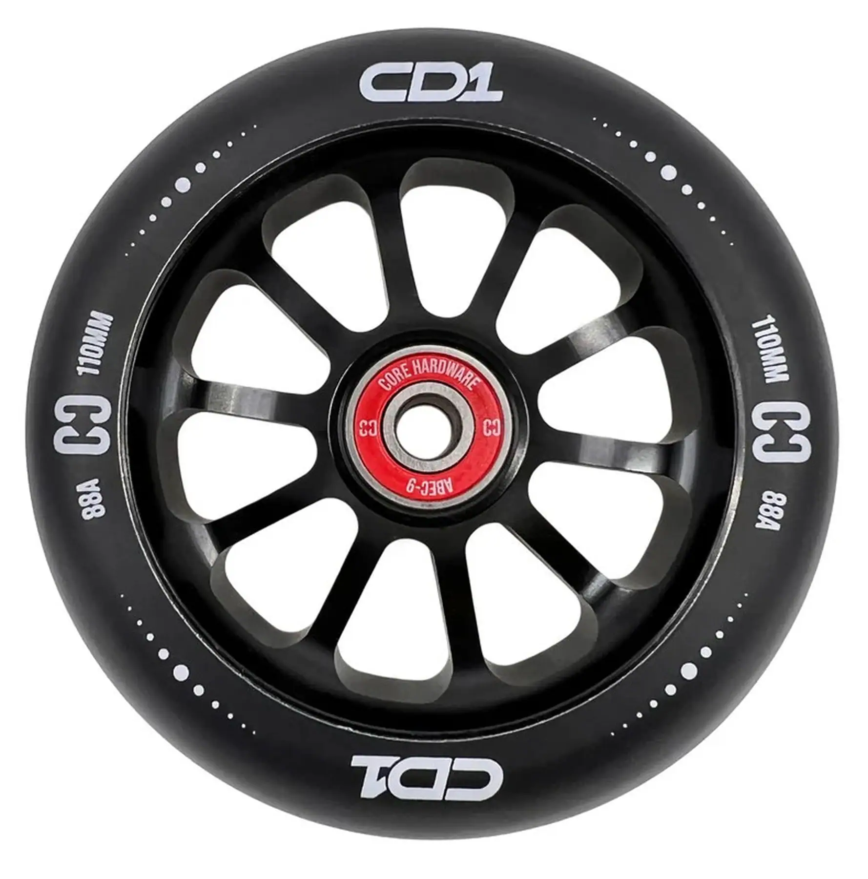 CORE CD1 Pro Scooter  110mm Wheel - Black