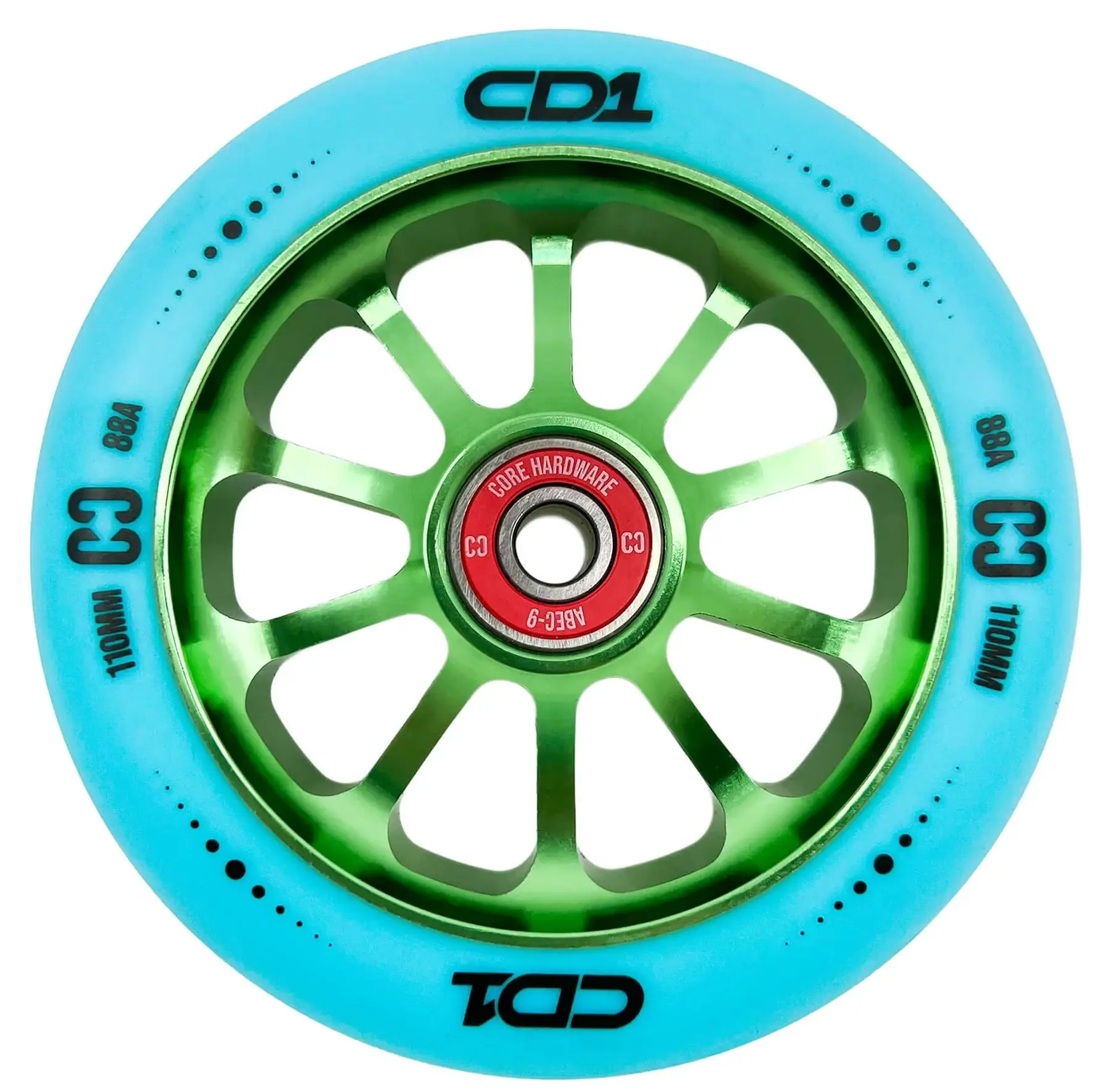 CORE CD1 Pro Scooter  110mm Wheel - Blue/Lime