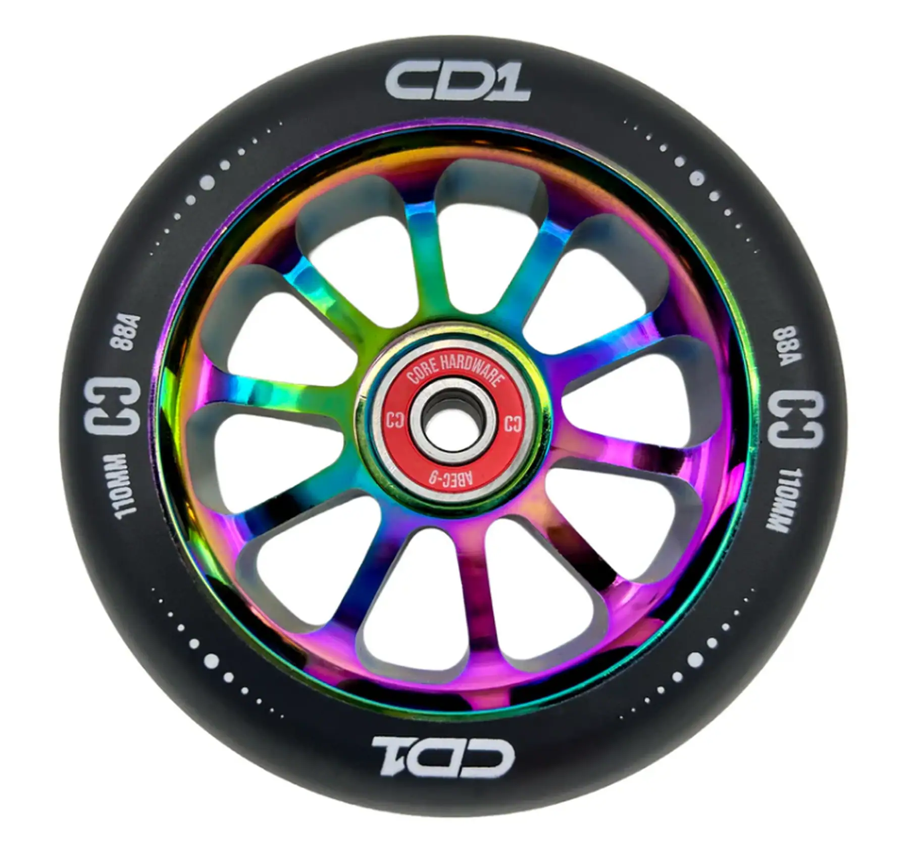 CORE CD1 Pro Scooter  110mm Wheel - Black/Neochrome