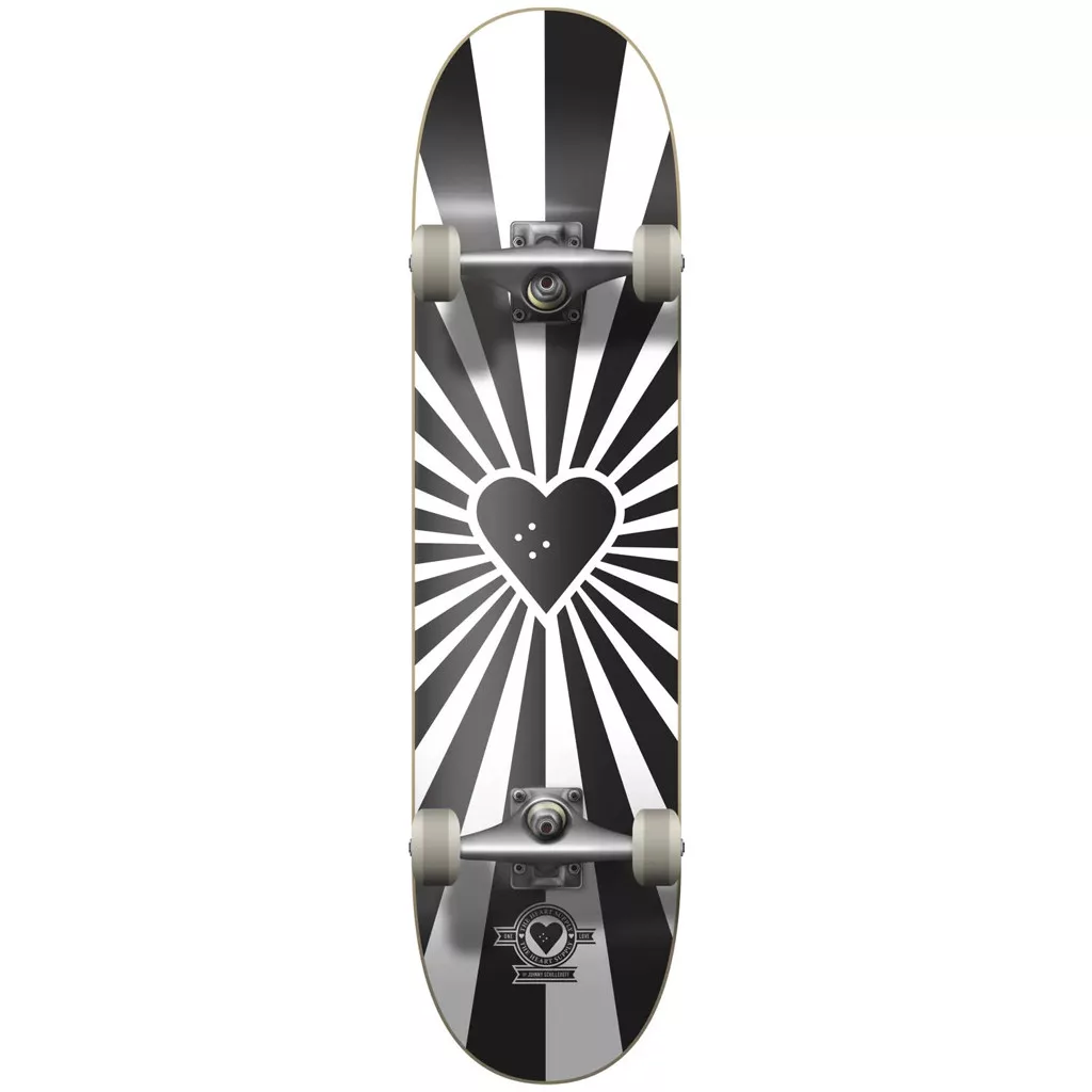 Heart Supply Burst Logo 7.75" Skateboard - Black