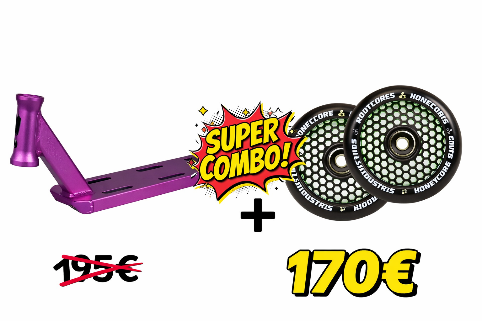 #1 Combo Kaiza + Root Honeycore 110mm