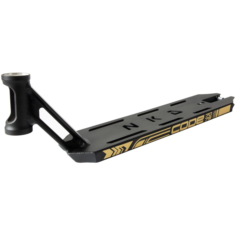 NKD Code 7075 Deck 470mm - Black/Gold